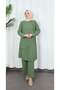 Ayrobin Suit with Side Buckle Trousers Khaki Hnt8591 - 3