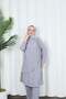 Ayrobin Suit with Side Buckle Trousers Gray Hnt8591 - 5
