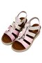 Women's Vegan Leather Pink Thick Sole Sandals - a Little Paris Always Design