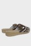 Daily Wicker Knitted Women's Slippers Brown - 4