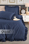 Bellia |   Ruffled Single Duvet Cover Set |   Pillowcase |   Duvet Cover |   Bedspread |   Dowry |   Sleeping Set - 160 X 220 cm - 3