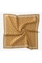 Soft Scarf Leaf Pattern Orange 90X90 - 4