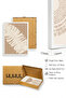 White Wooden Framed 3 Piece Set Painting Huhu259 - Triple Painting Set White Frame - 2