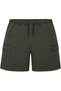 Plus Size Lycra Cargo Pocket Denim Shorts (Jean Shorts)