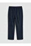 Elastic Waist Linen Blend Women's Trousers (S6) - 6