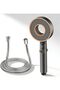 High-Pressure Handheld Shower Set with Filter,3 Spray Modes and 1.5m Hose,Grey