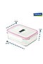 Rectangular Glass Storage Container - 2000 ml Kitchen - 4