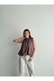 Women's Halter Neck Halter Tie Satin Textured Crinkle Blouse - 2