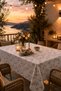Modern Colorful Floral Patterned Wipeable Tablecloth Stain-Resistant Stylish Design for Garden Balcony - 4