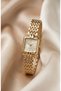 Vintage Women's Steel Watch Gold Color Square Case Old Money Luxury Elegant Stylish Women's Wristwatch |   Limited Edition 2026