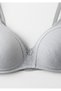 Advantageous Pack of 2 Gray Combed Cotton Supportive Bras - 3
