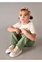 Girl's Spanish Style Leggings Green - 3
