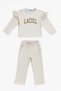 Laciel Paris Ecru Ribbed Children's Set - 3