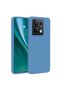 حافظة متوافقة مع هاتف Xiaomi Redmi Note 13 4G من السيليكون - أزرق - 4