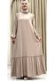 100% Cotton Viscose Tesettür Star Dress