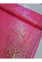 Sequin Fabric 3 mm for Clothing, Shalwar, Tablecloth, Cushion, Etc. Suitable for Calculations (Phosphorescent Pink 200 X 140) - 3