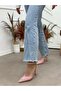 Candy Pink Lace (Vusuel) Women's Stiletto with Embroidered Back Strap Detail - 4