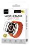Urr Watch Ultra 2 49mm 3D Full Glue 2in1 Watch Glass Screen Protector - Black - 3