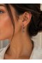 Yano Colorful Zircon Stone Gray Earrings - 2