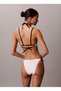 Beige Women's Standard Fit Bikini Top Bralette - 5