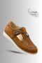 Children's Sandals - Velcro Suede Soft Sole Boys' Sandals Brown