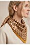 Ilmek Pattern 94X94Cm Viscose Modal Scarf