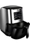 Air Fryer with LED Display, 1700W 6L Capacity, Removable Non-Stick Frying Basket, 10 Pre-Set Cooking Programs (ME-AF994SS)