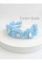Blue Maternity Crown, Bridal Henna Night Wedding Circumcision Birthday Engagement Rose Hair Accessory - Crown