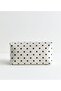 Dora White and Black Polka Dot Envelope Hand and Shoulder Bag - 3