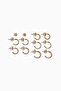 6 pairs earrings