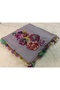 Brand Handcrafted Needle Embroidered Writing 100% Cotton Muslin – 4 Sides Embroidered Elegant Headscarf - 4
