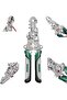 Multi Function Wire Stripper Pliers Stainless Steel Electric Cable Cutting Tool - 6