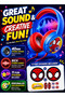 Volkano SMD Disney Spidey and His Amazing Friends Auxiliary Headphones with Stickers, Kids Wired 3.5mm AUX Headphones, 85dB Safe Volume, Soft Cushions, Adjustable Headband, Stereo Sound - 7