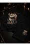 Men's Oversize Classic Hot Rod Car Printed T-Shirt 100% Cotton Streetwear - 3