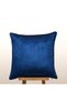 Navy Blue Velvet Cushion Cover Textured Decorative Stylish Modern Design