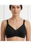 Combed Cotton Interlace Wire-Free Bra (3-Piece Advantage Pack - Black, White & Nude Color) - 6