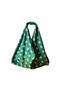 Hande Dizayn Valentine's Mother's Day Dark Green Background Pistachio Polka Dot Origami Model Shoulder Bag