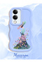 Vivo Y19 Compatible Case Camera Protector Blue Silicone Couple Phone Case Girl Pattern - 2