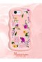 iPhone 6S Plus Compatible Case Camera Protector Pink Silicone Couple Phone Case Floral Pattern - 2