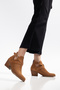 Women's Western Cowboy Suede Open-Back Summer Boots - 2