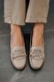 Mapy Women's Orthopedic Sole Loafer Shoes Silver
