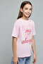 Typography Print T-Shirt with Crew Neck and Short Sleeves - 6