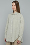 Striped Shirt with Classic Collar and Long Sleeves - 3