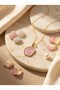 Women's Asymmetrical Shaped Adjustable Enamel Necklace - Special Design Organic Shape - 2