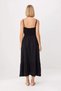 Women's V-Neck Sleeveless Midi Dress with Waist Flounce Skater Cut Woven Casual Comfortable Daily Modern - 5