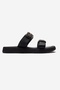 Dorel Black Genuine Leather Buckle Women's Slippers - 4