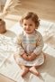 2-Pack Liquid-Proof Long Sleeve Bibs 6-24 Months - Blw Compatible Stain-Proof Baby Bibs with Crumb Pockets - 3