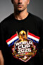 World Cup 2026 Netherlands Fan Special Series Oversize T-Shirt |   100% Cotton Fan Graphic Printed - 3