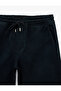 Cotton Comfortable Fit Jogger Bermuda Jean Shorts with Lace-Up Waist - 5