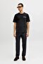 Men's Chest Printed Crew Neck Short Sleeve T-Shirt - Oscar - 4